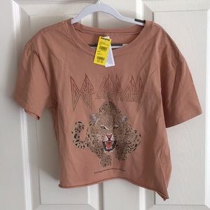 Def Leppard Vinyl Icons Girls Shirt Tillys Size M